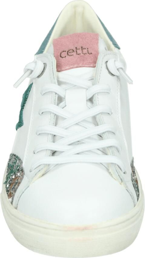 Cetti Lage sneakers Dames sneakers Wit beige - Foto 3