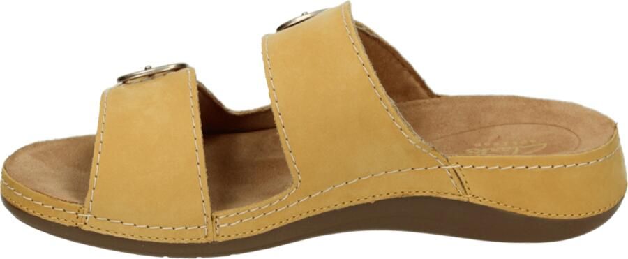 Clarks CECILY STEP Dames slippers Geel - Foto 2