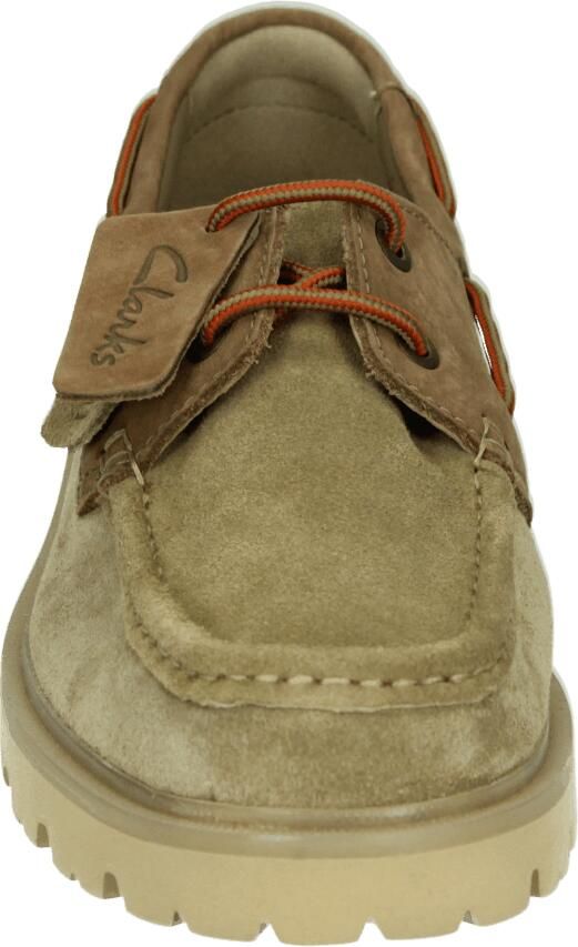Clarks CLEYHILL BOAT Vrije tijdsschoenen Instappers Taupe - Foto 2