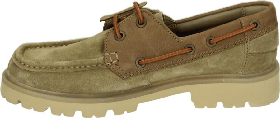Clarks CLEYHILL BOAT Vrije tijdsschoenen Instappers Taupe - Foto 4