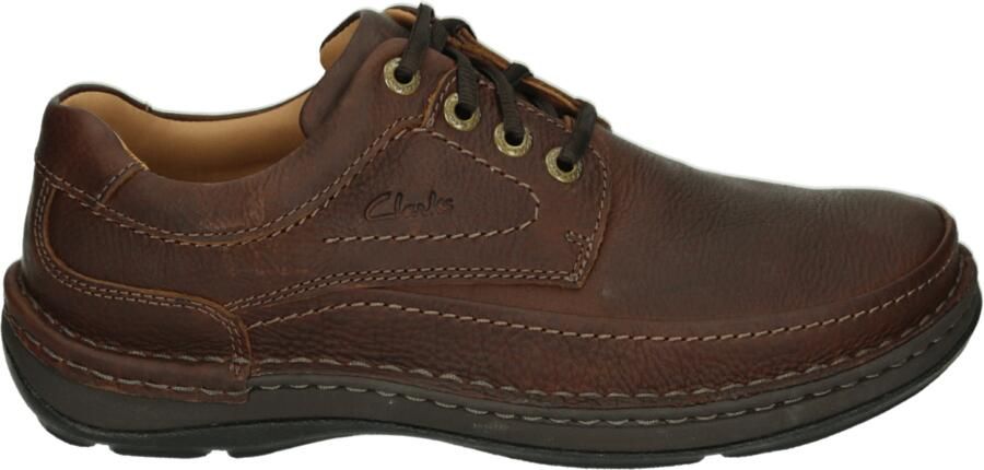 Clarks NATURE THREE Vrije tijdsschoenen Heren veterschoen Heren sneakersCasual Bruin - Foto 5