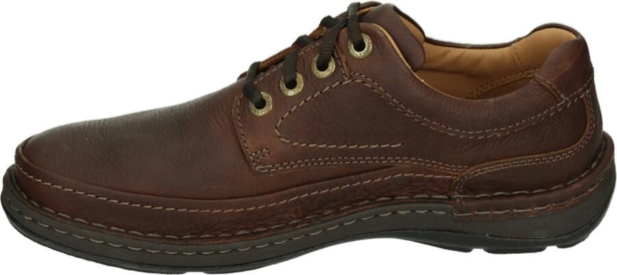 Clarks NATURE THREE Vrije tijdsschoenen Heren veterschoen Heren sneakersCasual Bruin - Foto 6