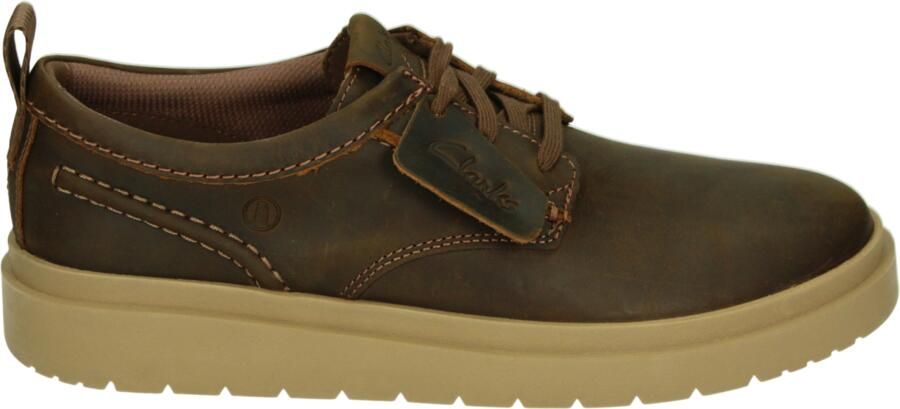 Clarks POLDEN LACE Vrije tijdsschoenen Heren veterschoen Heren sneakersCasual Cognac