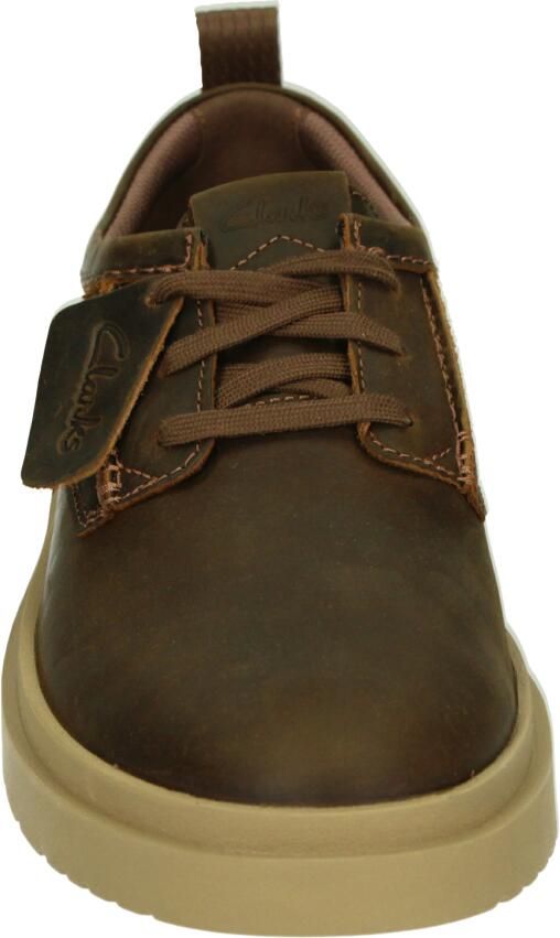 Clarks POLDEN LACE Vrije tijdsschoenen Heren veterschoen Heren sneakersCasual Cognac - Foto 2
