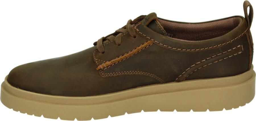 Clarks POLDEN LACE Vrije tijdsschoenen Heren veterschoen Heren sneakersCasual Cognac - Foto 4