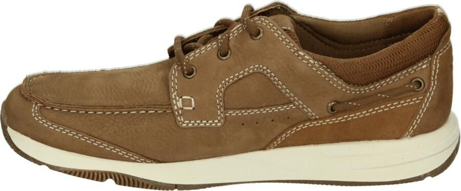 Clarks SAILVIEW~LACE~~~~~~~~~~~~~~~~~ Vrije tijdsschoenen Instappers Cognac - Foto 4
