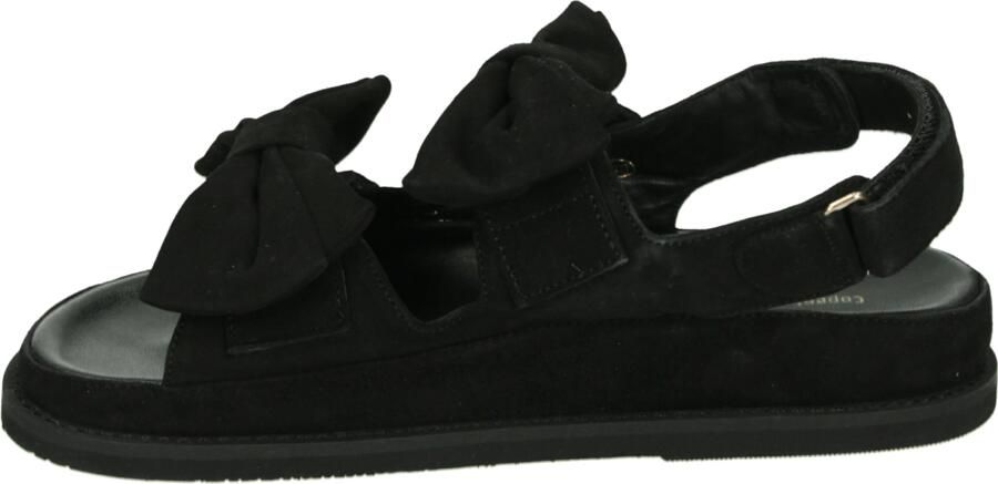 Copenhagen Shoes COME~TO~ME~SUEDE~CS8413~~~~~~~ Platte sandalen Dames Sandalen Zwart - Foto 4