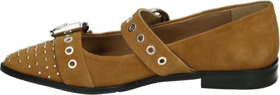 Copenhagen Shoes FUTURE VIBES SUEDE CS8538 Ballerinaschoenen Cognac