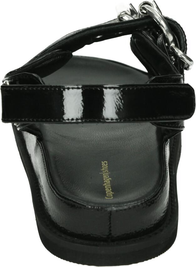 Copenhagen Shoes THE~MAGICAL~PATENT~CS8405~~~~~ Platte sandalen Dames Sandalen Zwart - Foto 4