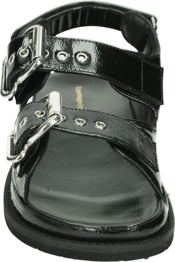 Copenhagen Shoes THE~MAGICAL~PATENT~CS8405~~~~~ Platte sandalen Dames Sandalen Zwart - Foto 3