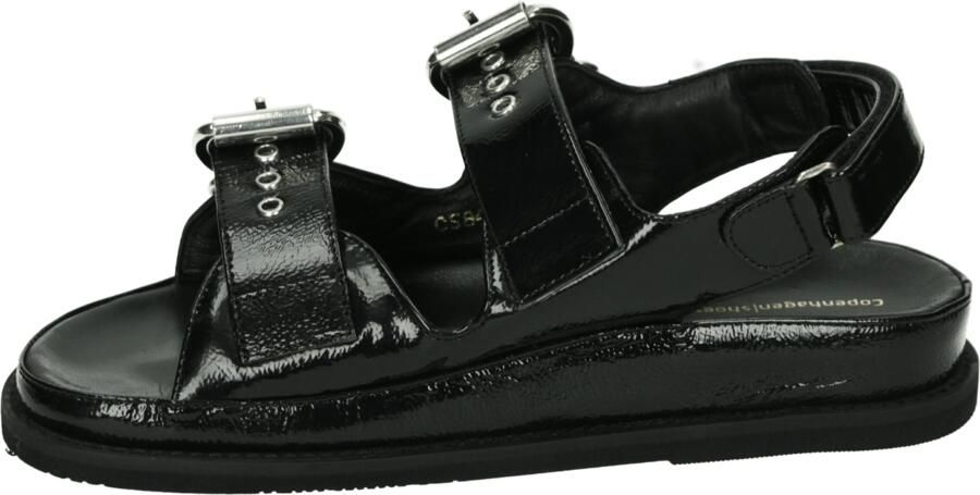 Copenhagen Shoes THE~MAGICAL~PATENT~CS8405~~~~~ Platte sandalen Dames Sandalen Zwart - Foto 2