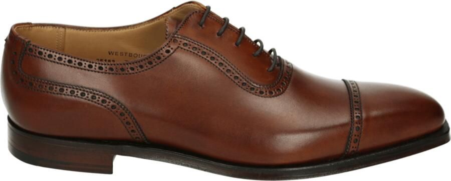 Crockett & Jones WESTBOURNE Volwassenen Heren veterschoen Nette herenschoenen Cognac