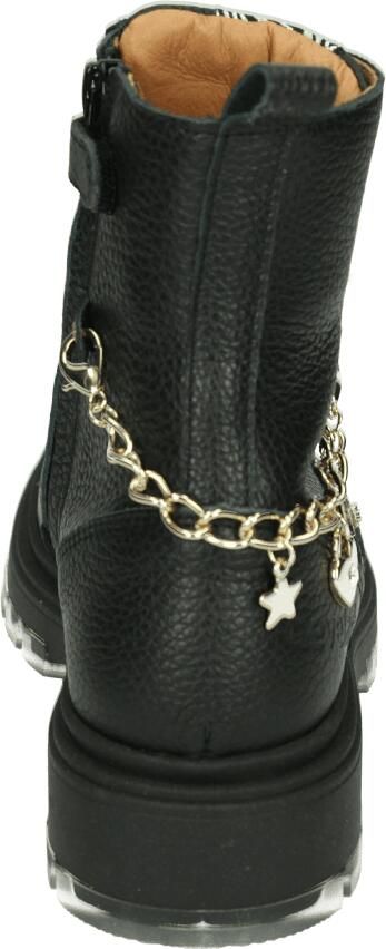 Develab 41444 Veterboots Laarzen Met Veters Meisjes Kids Zwart - Foto 3