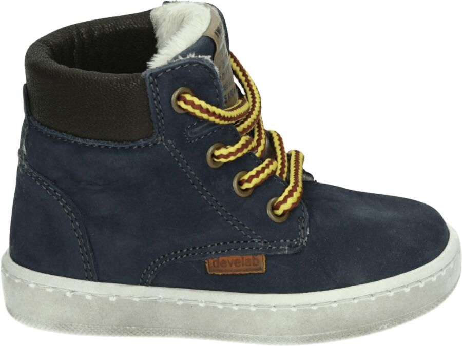 Develab Jongens Enkellaarsjes in Nubuck (Blauw) - Foto 5