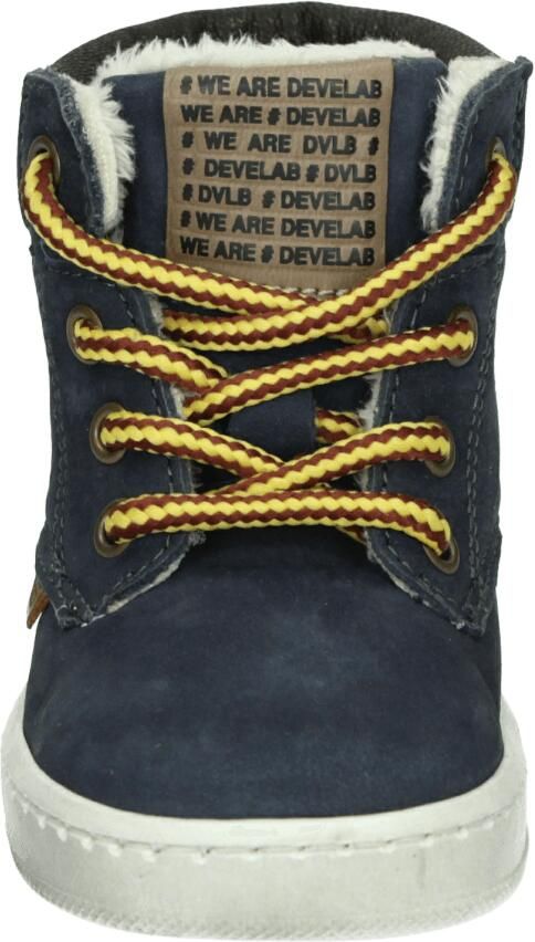 Develab Jongens Enkellaarsjes in Nubuck (Blauw) - Foto 4