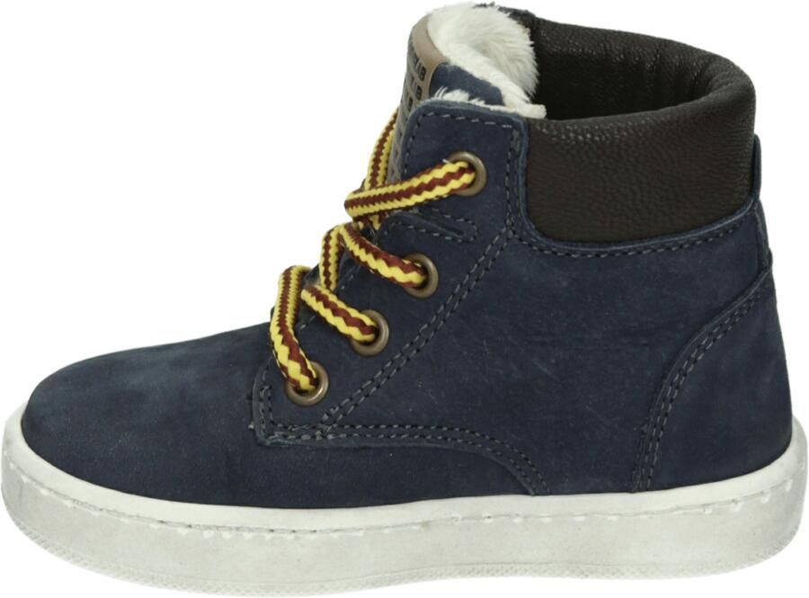 Develab Jongens Enkellaarsjes in Nubuck (Blauw) - Foto 2