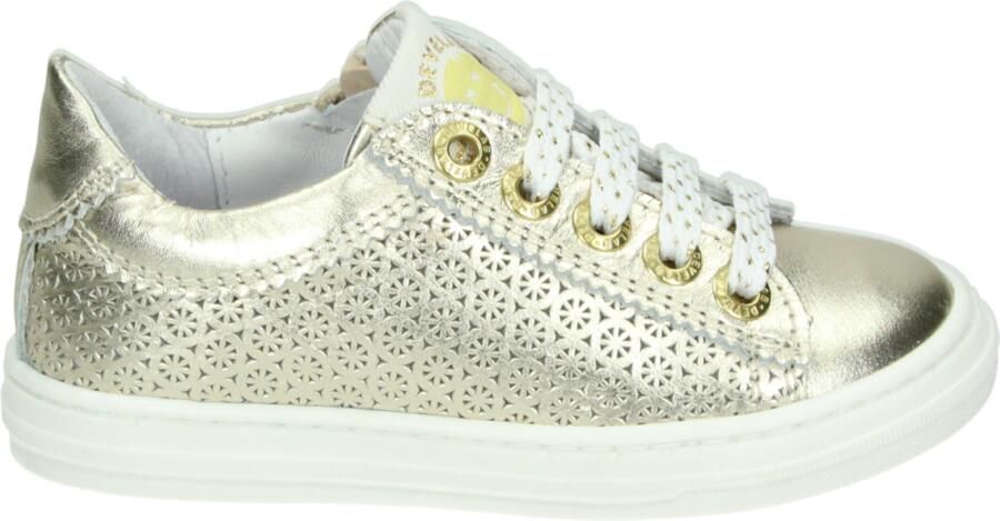 Develab 42868 Lage sneakers Leren Sneaker Goud
