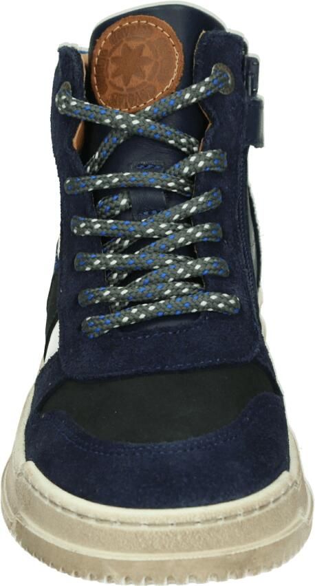 Develab Mid Cut Sneakers blauw Leer - Foto 2