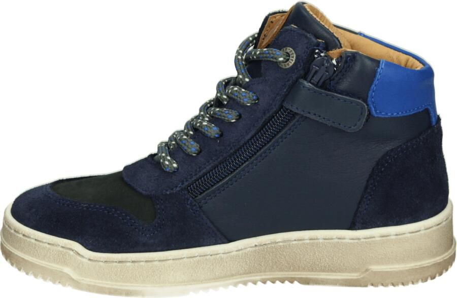 Develab Mid Cut Sneakers blauw Leer - Foto 4