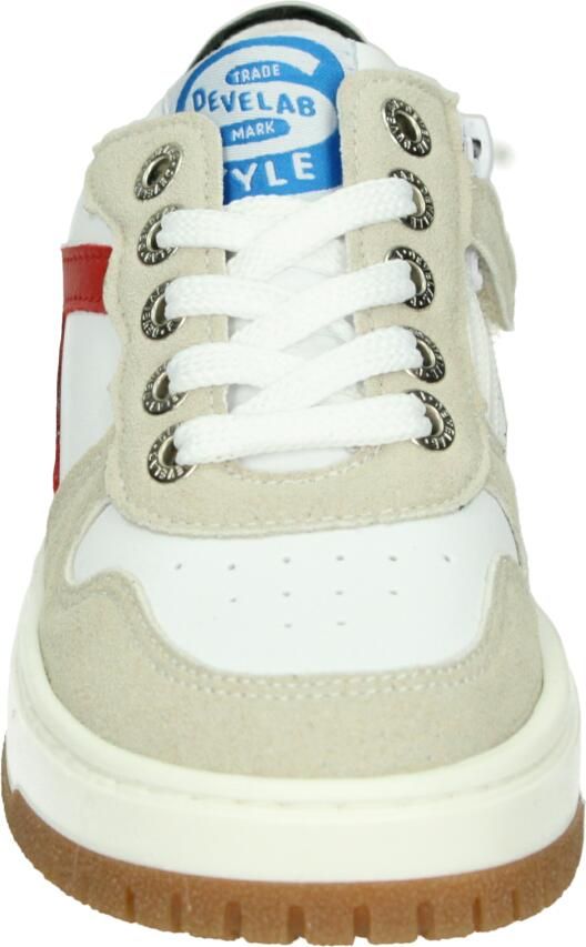 Develab Sneakers 45451 Leren Lage sneakers Wit - Foto 3