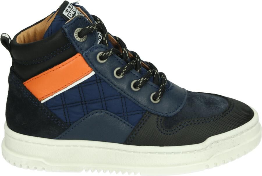Develab 45887~~~~~~~~~~~~~~~~~~~~~~~~~ sHalf-hoogKindersneakers Blauw
