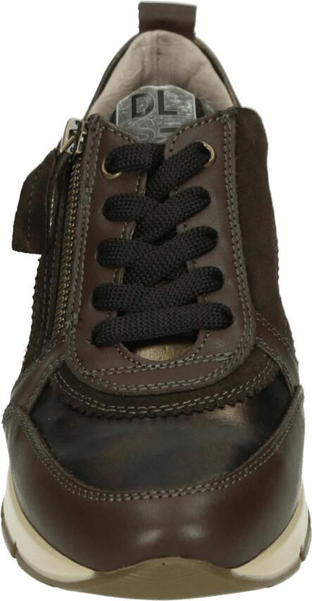 DL Sport 7116 944 02 Vitello TDM Sneakers Bruin Brons Leer Dames Bruin - Foto 3