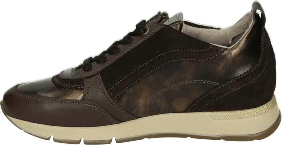 DL Sport 7116 944 02 Vitello TDM Sneakers Bruin Brons Leer Dames Bruin - Foto 5