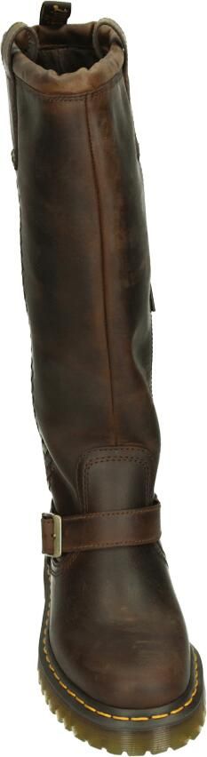 Dr. Martens Anistone BKR leren hoge laarzen Dark Brown Crazy Horse - Foto 4