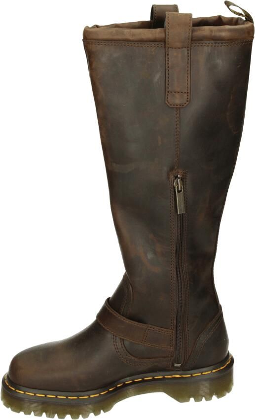 Dr. Martens Anistone BKR leren hoge laarzen Dark Brown Crazy Horse - Foto 2