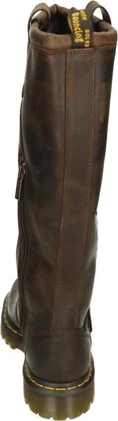 Dr. Martens Anistone BKR leren hoge laarzen Dark Brown Crazy Horse - Foto 3