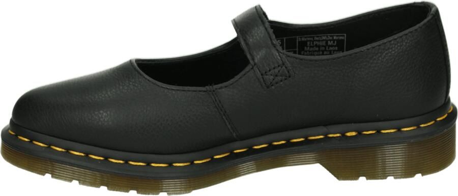 Dr. Martens Elphie Mary Jane leren ballerina's Black Virginia - Foto 2