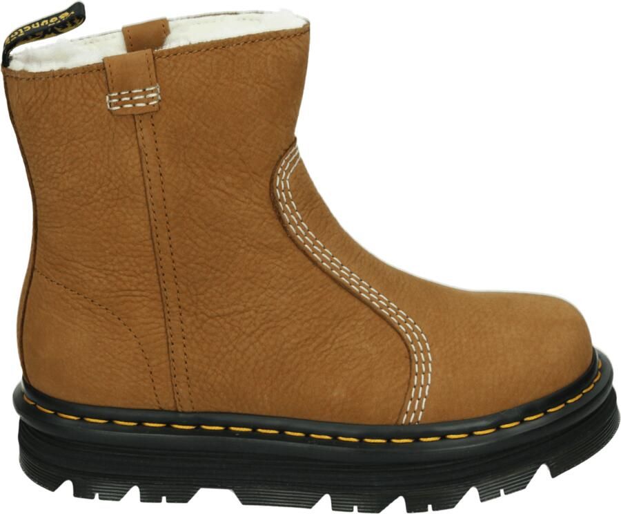 Dr. Martens Laarzen ZebZag Rigger WL Rigger Boot Desert Brown Milled Nubuck WP