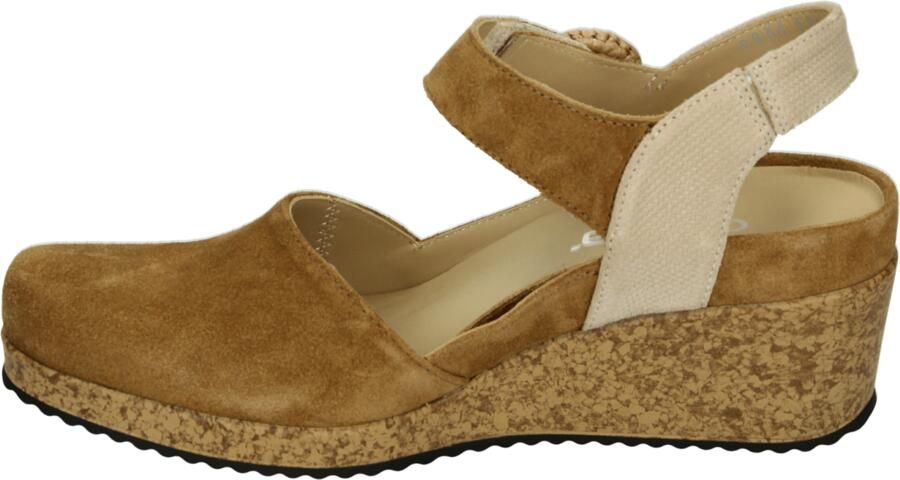 Durea 5919~H~~~~~~~~~~~~~~~~~~~~~~~~ Sandalen met hak Cognac - Foto 2