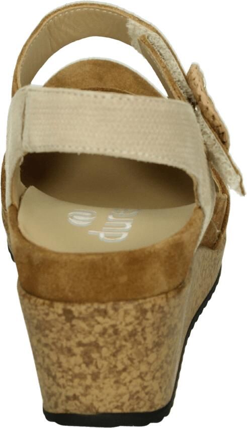 Durea 5919~H~~~~~~~~~~~~~~~~~~~~~~~~ Sandalen met hak Cognac - Foto 3