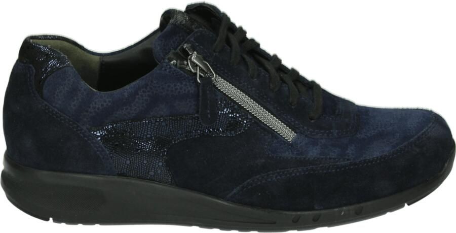 Durea 6260~K~GO~~~~~~~~~~~~~~~~~~~~~ Lage sneakers Dames sneakers Blauw
