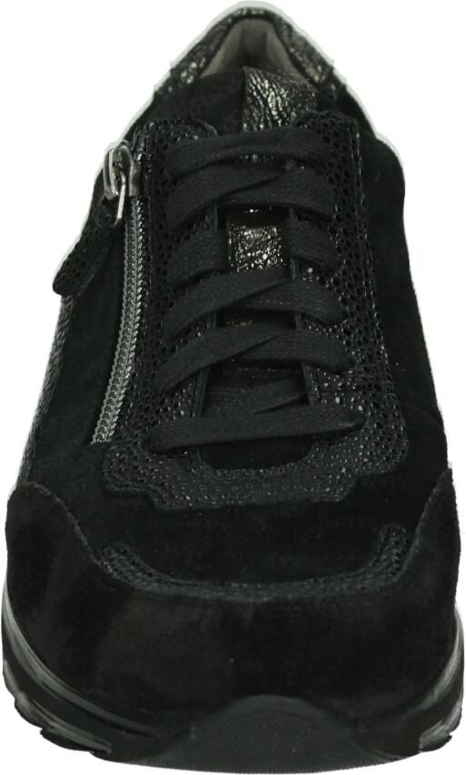 Durea 6263~H~~~~~~~~~~~~~~~~~~~~~~~~ Lage sneakers Dames sneakers Zwart - Foto 2