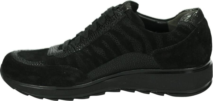 Durea 6263~H~~~~~~~~~~~~~~~~~~~~~~~~ Lage sneakers Dames sneakers Zwart - Foto 4