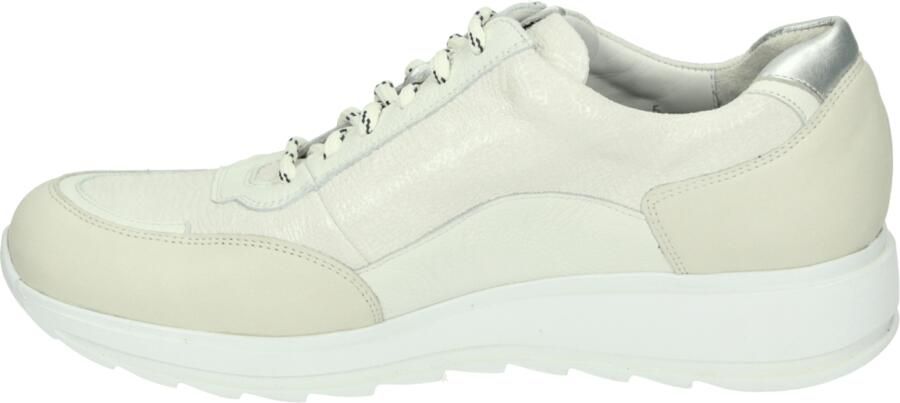 Durea 6263~H~~~~~~~~~~~~~~~~~~~~~~~~ Lage sneakers Dames sneakers Wit beige - Foto 5