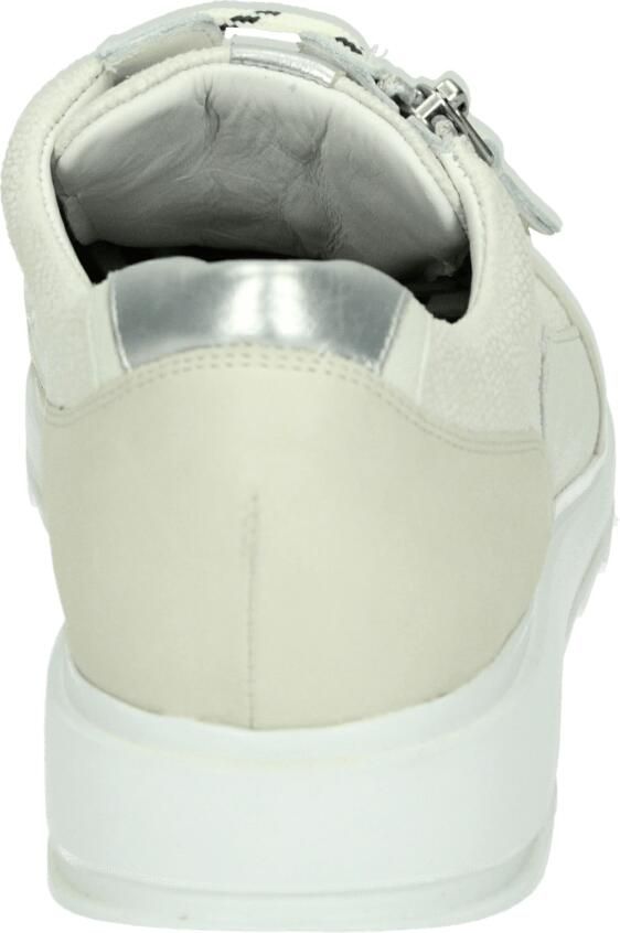 Durea 6263~H~~~~~~~~~~~~~~~~~~~~~~~~ Lage sneakers Dames sneakers Wit beige - Foto 3
