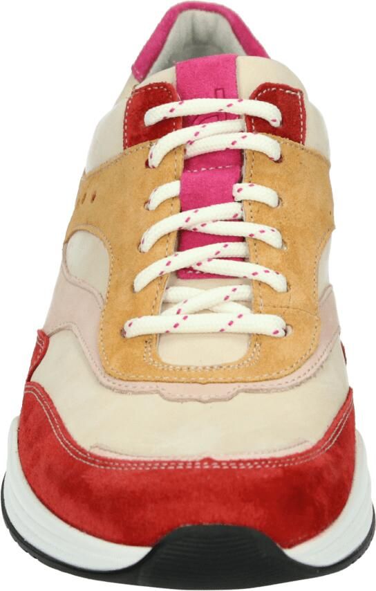 Durea 6267~H~~~~~~~~~~~~~~~~~~~~~~~~ Lage sneakers Dames sneakers Rood - Foto 4