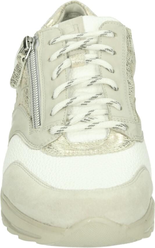 Durea 6263~E~~~~~~~~~~~~~~~~~~~~~~~~ Lage sneakers Dames sneakers Wit beige - Foto 2