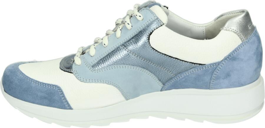 Durea 6279~K~~~~~~~~~~~~~~~~~~~~~~~~ Lage sneakers Dames sneakers Blauw - Foto 4