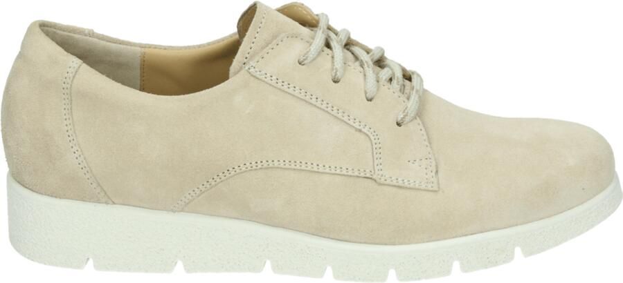Durea 6293 094 0219 Beige G-Wijdte Veterschoenen