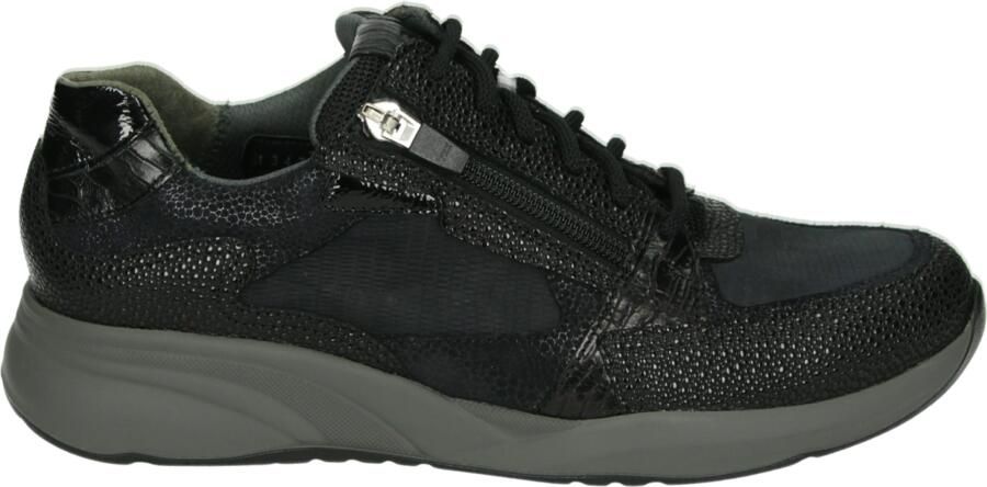 Durea 6295~H~~~~~~~~~~~~~~~~~~~~~~~~ Lage sneakers Dames sneakers Zwart - Foto 2