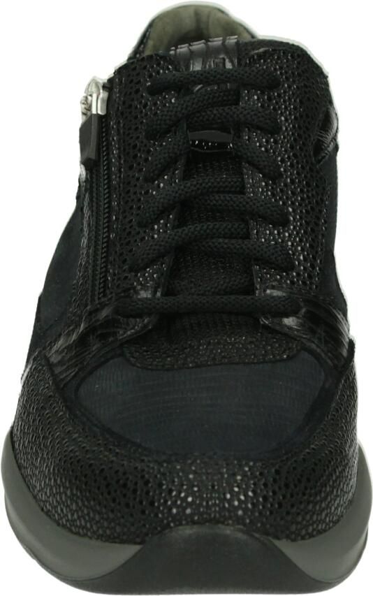 Durea 6295~H~~~~~~~~~~~~~~~~~~~~~~~~ Lage sneakers Dames sneakers Zwart - Foto 3