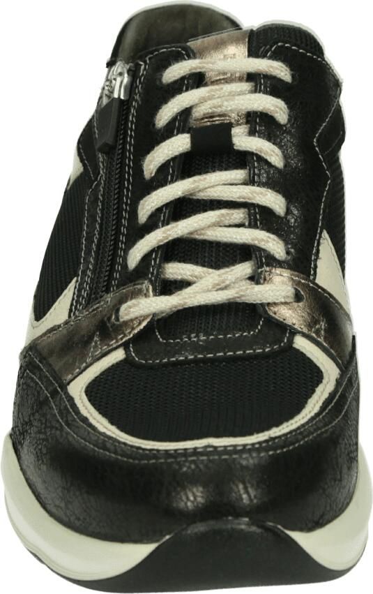 Durea Sportieve Lage Damesschoenen Zwart Patroon - Foto 2