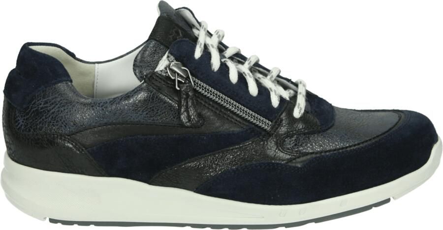 Durea 6306~K~GO~~~~~~~~~~~~~~~~~~~~~ Lage sneakers Dames sneakers Blauw