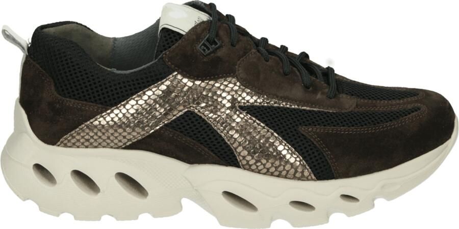 Durea 6309 H Lage sneakers Dames sneakers Bruin - Foto 2
