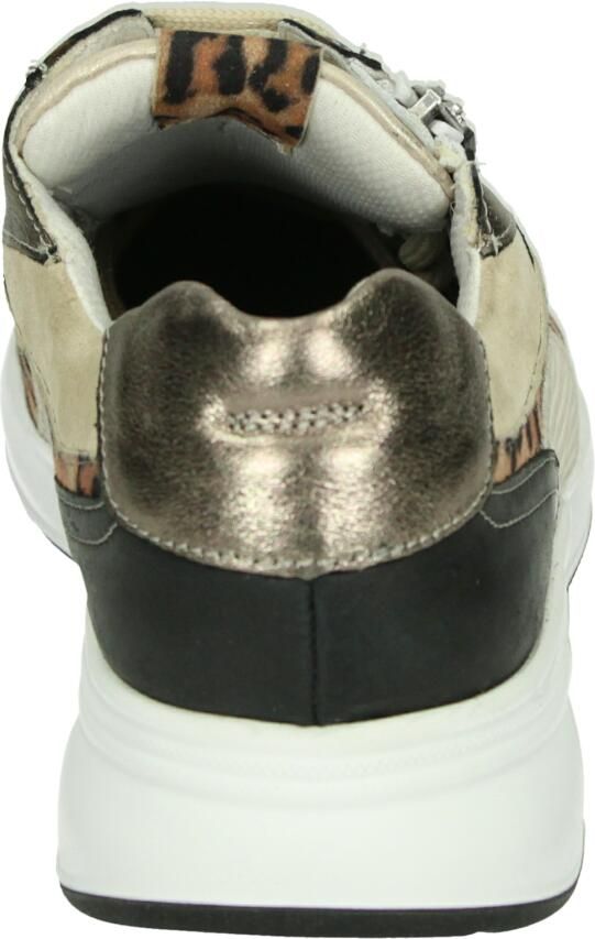 Durea 6318 H Lage sneakers Dames sneakers Wit beige - Foto 3