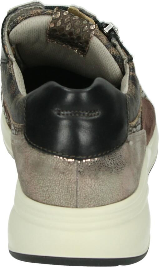 Durea 6318.608.2264 Zwart taupe d. bruin sneaker K-wijdte - Foto 5